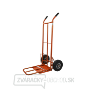 Ručný vozík-rudla, nosnosť 250kg 400x300mm, oranžový GEKO Náhľad