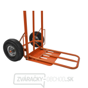 Ručný vozík-rudla, nosnosť 250kg 400x300mm, oranžový GEKO náhled