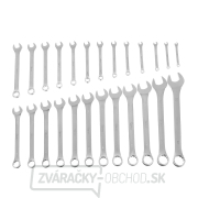 Saténové očkoploché kľúče 6-32 mm, 25 ks, CRV/balenie listov/(4) Náhľad