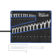 Saténové očkoploché kľúče 6-32 mm, 25 ks, CRV/balenie listov/(4) Náhľad
