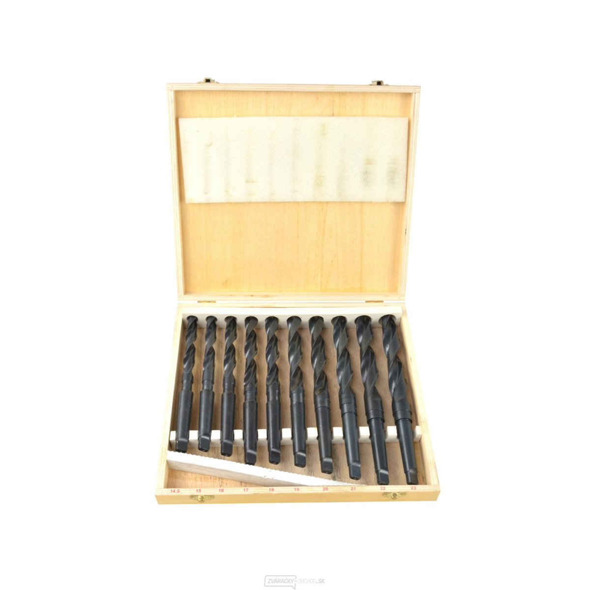 Vrtáky sada 10ks, kov, 14,5-23 mm, HSS GEKO Vrtáky sada 10ks, kov, 14,5-23 mm, HSS GEKO gallery main image