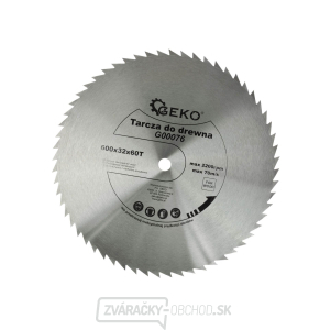 Pílový kotúč na drevo 600x32x60T GEKO Pílový kotúč na drevo 600x32x60T GEKO gallery main image