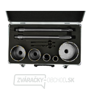 Súprava 9dielnych rezačiek na murivo (30, 40, 65, 80, 100 mm + 2 adaptéry) (4) Náhľad