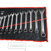 Súprava palcových otvorených kľúčov, 16 kusov, 1/4