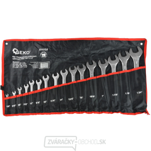 Kľúče Očkoploché súprava 16ks GEKO, 1/4 Kľúče Očkoploché súprava 16ks GEKO, 1/4