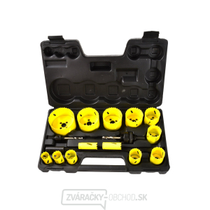 Vykružovacie vrtáky do kovu a dreva GEKO, súprava 17ks Vykružovacie vrtáky do kovu a dreva GEKO, súprava 17ks gallery main image