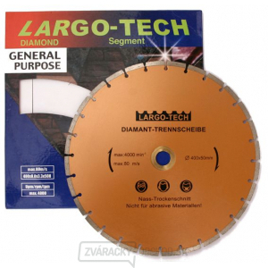 Kotúč diamantový rezný segmentový, 400x8x50mm GEKO Kotúč diamantový rezný segmentový, 400x8x50mm GEKO gallery main image