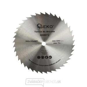 Kotúč pílový, 500x32x40T GEKO Kotúč pílový, 500x32x40T GEKO gallery main image