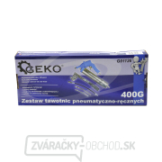 Ručná pneumatická pištoľ na mazivá GEKO, 400 ml  Náhľad
