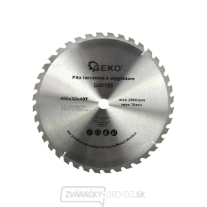 Kotúč pílový vidiový GEKO, 450x32x40T Kotúč pílový vidiový GEKO, 450x32x40T gallery main image