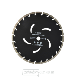 Kotúč diamantový rezný segmentový GEKO, 350x10x25, 4mm Kotúč diamantový rezný segmentový GEKO, 350x10x25, 4mm gallery main image