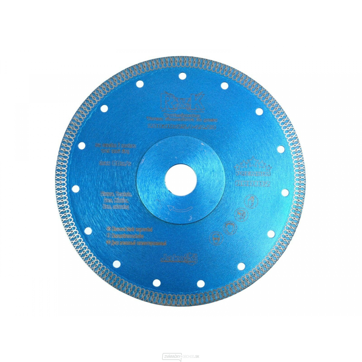 Diamantový lisovaný kotúč 200 x 10 x 22,23 mm GEKO