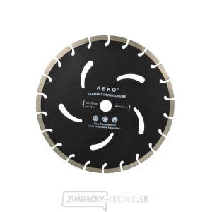 Kotúč diamantový rezný segmentový GEKO, 300x10x25,4 mm Kotúč diamantový rezný segmentový GEKO, 300x10x25,4 mm gallery main image