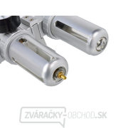 Regulátor tlaku GEKO s filtrom a manometrom a prim. oleje, max. prac. tlak 10bar náhled