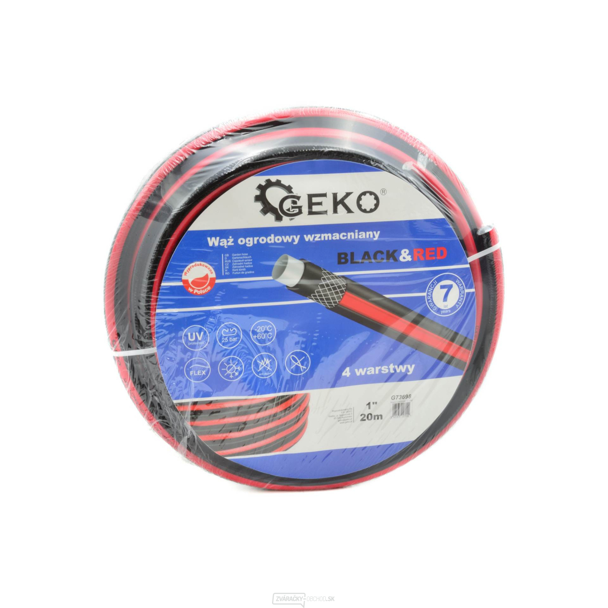 Záhradná hadica vystužená BLACK&RED GEKO 1
