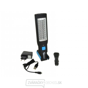 Dielenská lampa 30 + 7LED 1800mah 230V/12V GEKO