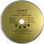 Kotúč diamantový rezný celoobvodový, 300x8x32mm GEKO Kotúč diamantový rezný celoobvodový, 300x8x32mm GEKO gallery main image