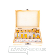 Tvarované frézy na drevo 12 ks./8mm/GEKO(20) Náhľad