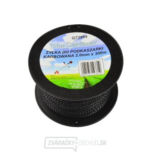 Struna do kosačky GEKO, 2,0mm x 300m, zvlnený profil Struna do kosačky GEKO, 2,0mm x 300m, zvlnený profil gallery main image