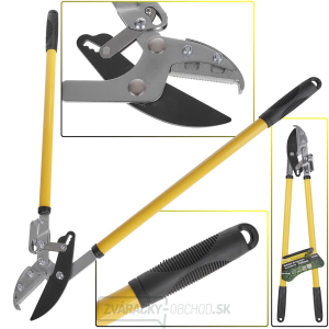 Nožnice na konáre kĺbové kovadlinkové GEKO, 730 mm Nožnice na konáre kĺbové kovadlinkové GEKO, 730 mm gallery main image