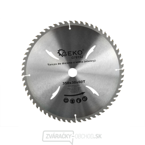 Pílový kotúč na drevo GEKO 350x30x60T Pílový kotúč na drevo GEKO 350x30x60T gallery main image