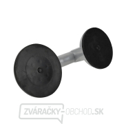 Držiak-prísavka na sklo 2x115mm hliník (24) Náhľad