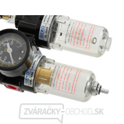 Regulátor tlaku s filtrom a manometrom 9bar Geko G01176 Regulátor tlaku s filtrom a manometrom 9bar Geko G01176 náhled