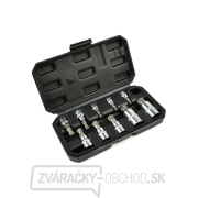 Zástrčné hlavice Torx GEKO 1/4”, 3/8”, 1/2”, M4-M18, sada 10ks  Náhľad