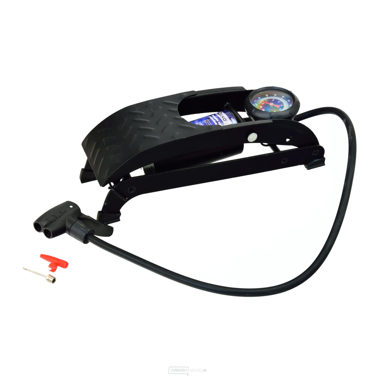 Hustilka nožná s manometrom jednopiestová GEKO Hustilka nožná s manometrom jednopiestová GEKO gallery main image