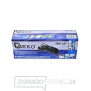 Hustilka nožná s manometrom jednopiestová GEKO náhled