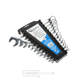 Sada kľúčov očkoplochých GEKO, 12ks, 6-22mm, plast. držiak Sada kľúčov očkoplochých GEKO, 12ks, 6-22mm, plast. držiak gallery main image