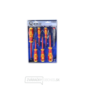 Sada skrutkovačov so skúšačkou GEKO 7ks 1000V Sada skrutkovačov so skúšačkou GEKO 7ks 1000V gallery main image
