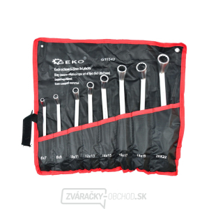 Očkové kľúče GEKO, sada 8ks, 6-22mm Očkové kľúče GEKO, sada 8ks, 6-22mm gallery main image