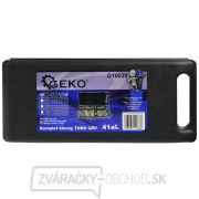 Súprava bitov torx 41 dielna GEKO, CrV oceľ, plastový box gallery main image