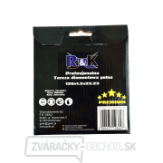 Diamantový lisovaný kotúč GEKO 125 x 5 x 1,4 x 22,2 mm, kontinuálny lem náhled
