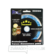 Diamantový lisovaný kotúč GEKO 125 x 5 x 1,4 x 22,2 mm, kontinuálny lem náhled