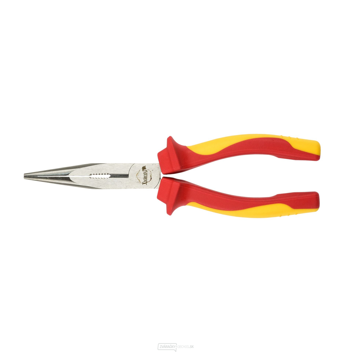 Kliešte polguľaté priame Geko, 200mm, VDE