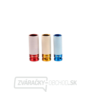 Súprava rázových nástrčných kľúčov pre alu kolesá, 3 ks, 17 mm, 19 mm, 21 mm (10/20) Náhľad