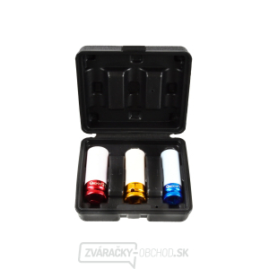 Rázové hlavice sada 3ks GEKO, 1/2 Rázové hlavice sada 3ks GEKO, 1/2