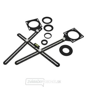 Viacúčelové dvoj-dielne skladacie pravítko GEKO Viacúčelové dvoj-dielne skladacie pravítko GEKO gallery main image