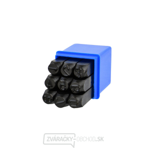Razidlá číselné 10 mm, 9 ks GEKO Razidlá číselné 10 mm, 9 ks GEKO gallery main image