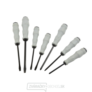 Sada skrutkovačov úderových GEKO, 7ks, 4x ploché a 3 krížové, CrV Sada skrutkovačov úderových GEKO, 7ks, 4x ploché a 3 krížové, CrV gallery main image