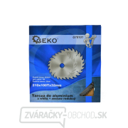 Hliníkový kotúč s karbidom 210 mm x 100 oz x 32 mm + redukčná sada (25/50) Náhľad