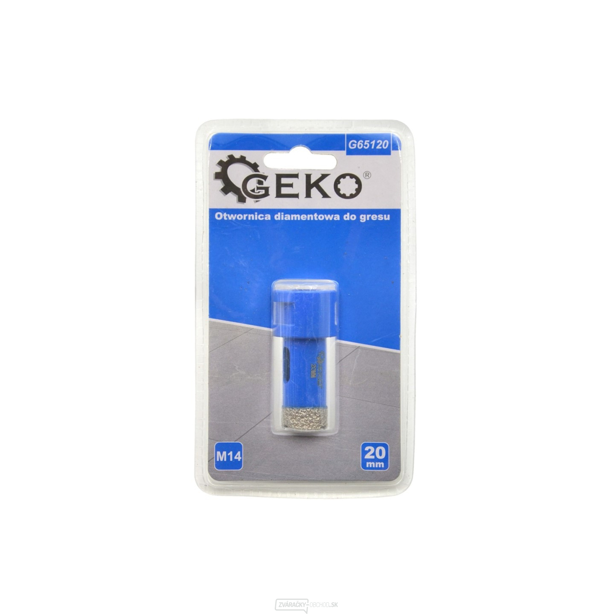 Korunkový vrták diamantový 20 mm GEKO