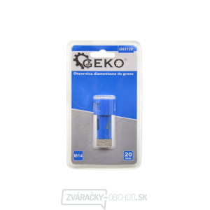 Korunkový vrták diamantový 20 mm GEKO Korunkový vrták diamantový 20 mm GEKO gallery main image