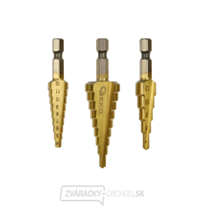 Stupňovité kužeľové vrtáky GEKO 1/4 Stupňovité kužeľové vrtáky GEKO 1/4