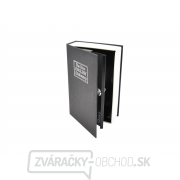Schránka/kniha na peniaze s plastovým zakladačom GEKO + 2 kľúče, 180x115x55mm  gallery main image