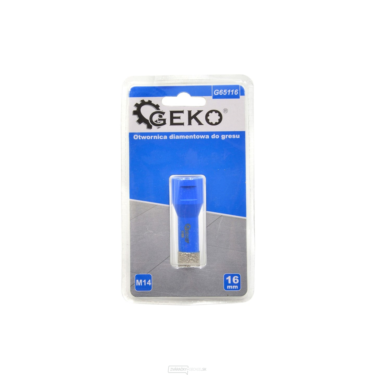 Korunkový vrták diamantový 16 mm GEKO