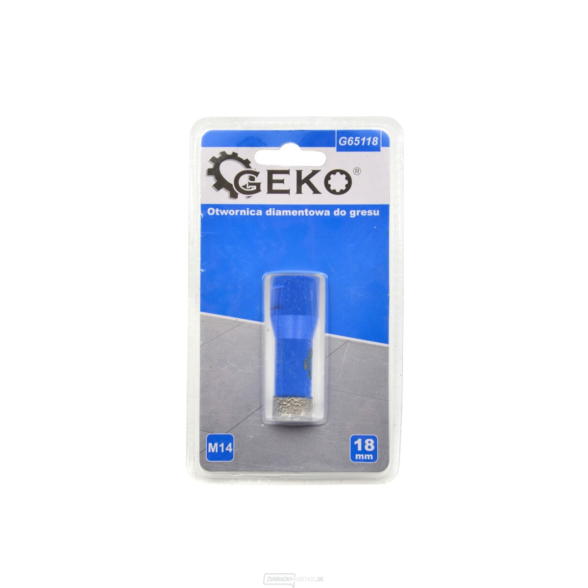 Korunkový vrták diamantový 18 mm GEKO