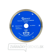 Kotúč diamantový rezný celoobvodový GEKO 180x10x22, 2mm  Kotúč diamantový rezný celoobvodový GEKO 180x10x22, 2mm  gallery main image